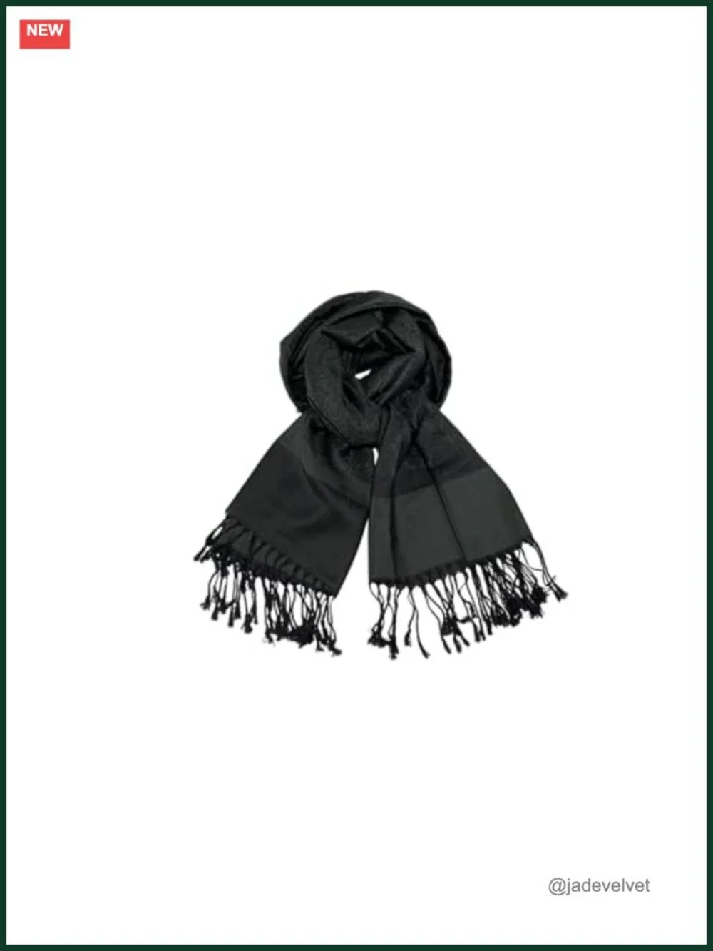 Pashmina Shawl Wrap Scarf Reversible Jacquard Fringe Wedding Accessory